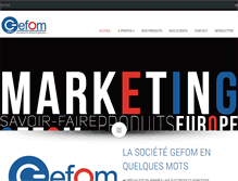 Tablet Screenshot of gefom.com